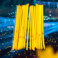 Party lampa fluorescencyjna kije bransoletki naszyjniki Neon na wesele świecące kije kolorowe blask Stick 5